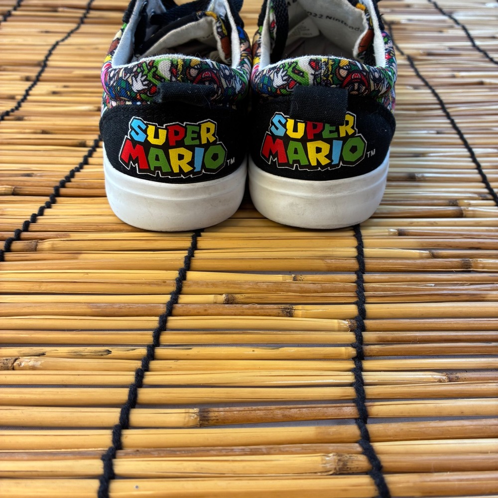 Ground Up Nintendo Super Mario Bros Character Print Canvas Sneakers Kids Size 3 - Picture 3 of 8